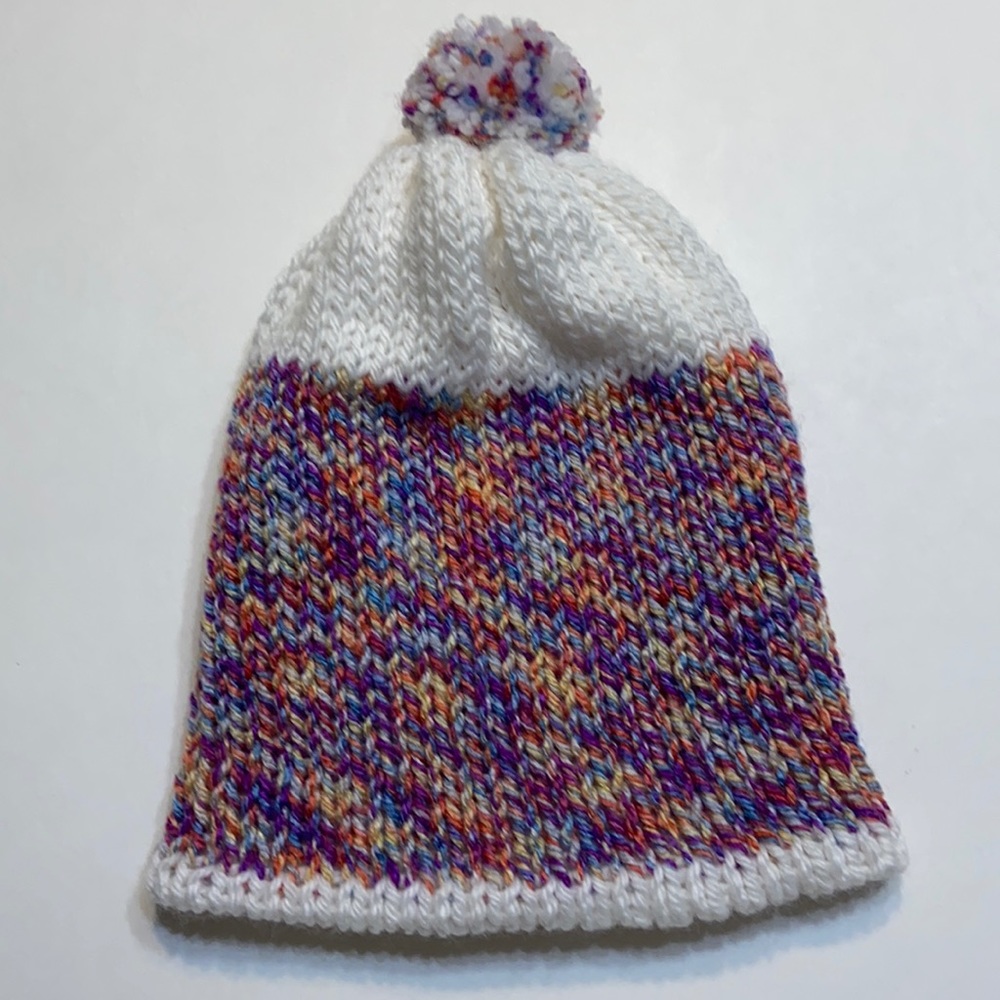 Handmade knitted beanie ❄️ New 🧶 Double layer winter hat.